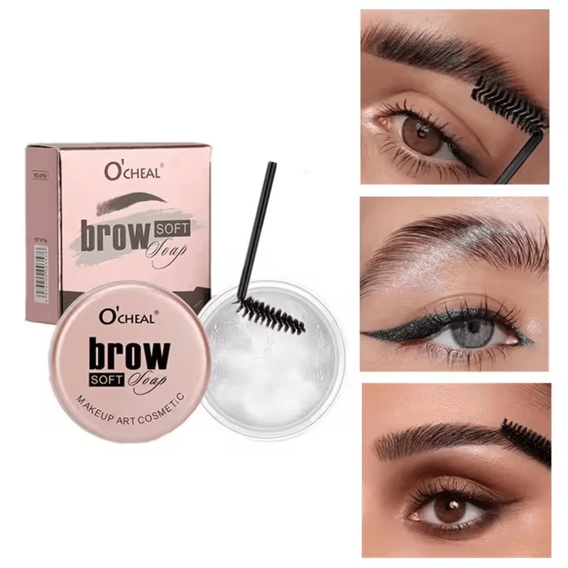 BrowSculpt 3D Waterproof Eyebrow Styling Cream QuickDry Natural Lift Brow Pomade Gel 4