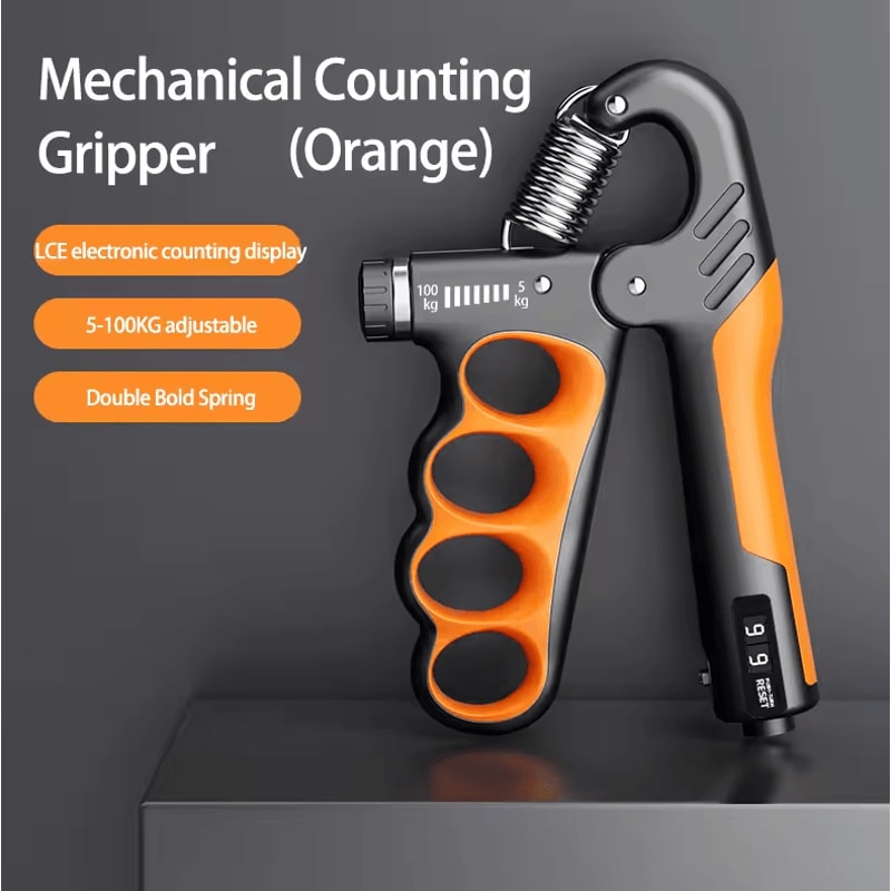 GripMax Pro Adjustable Hand Grip Strengthener 5100KG Forearm Rehab Trainer 5