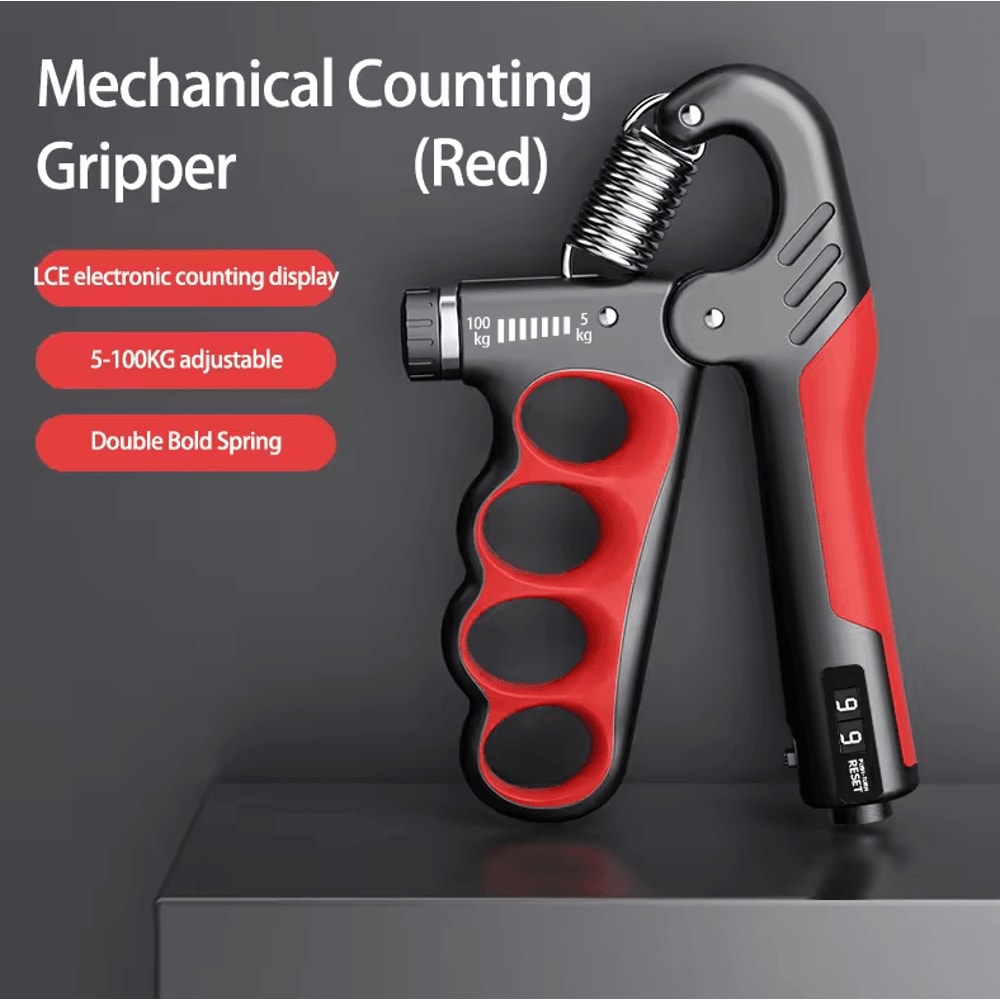 GripMax Pro Adjustable Hand Grip Strengthener 5100KG Forearm Rehab Trainer 6