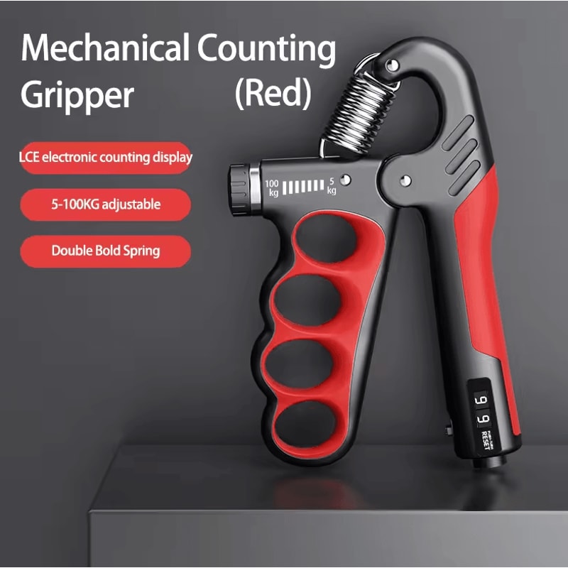 GripMax Pro Adjustable Hand Grip Strengthener 5100KG Forearm Rehab Trainer 6