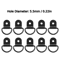 SecureRing HeavyDuty Stainless Steel DRing Tie Down Anchors Universal Cargo Lashing Hooks 110PCS S 3