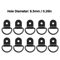 SecureRing HeavyDuty Stainless Steel DRing Tie Down Anchors Universal Cargo Lashing Hooks 110PCS S 4