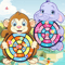 SmartPlay Montessori Dart Board Safe Indoor Velcro Target Game For Kids Ages 37 2