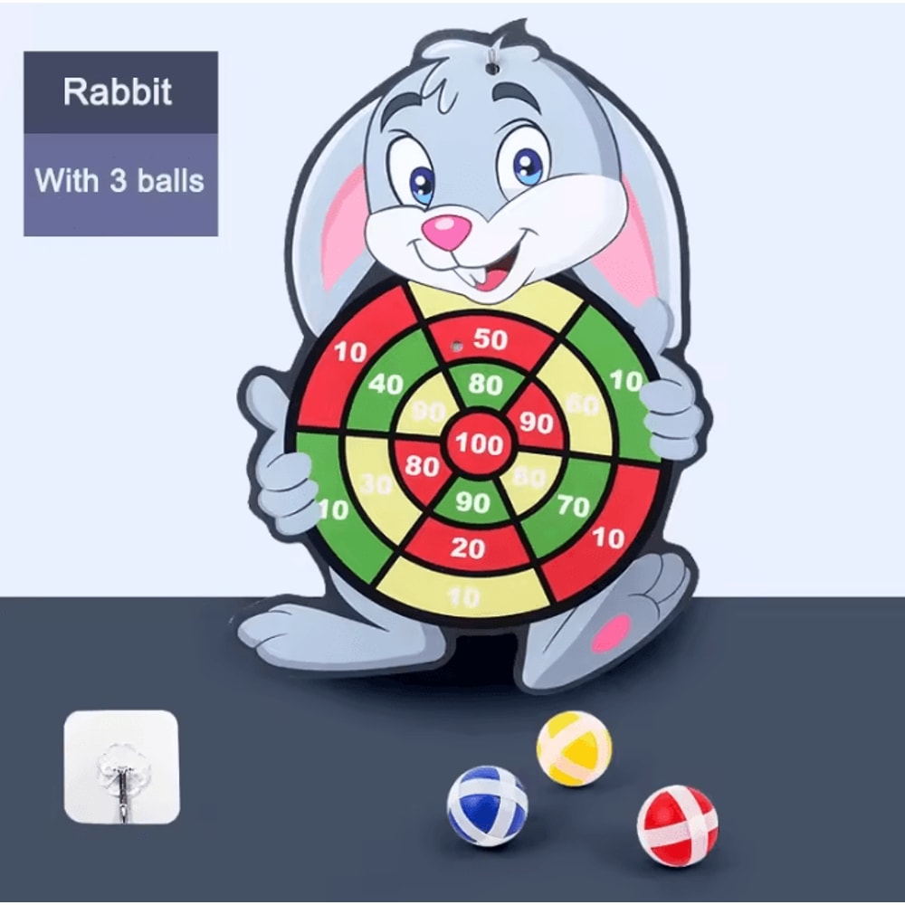 SmartPlay Montessori Dart Board Safe Indoor Velcro Target Game For Kids Ages 37 5