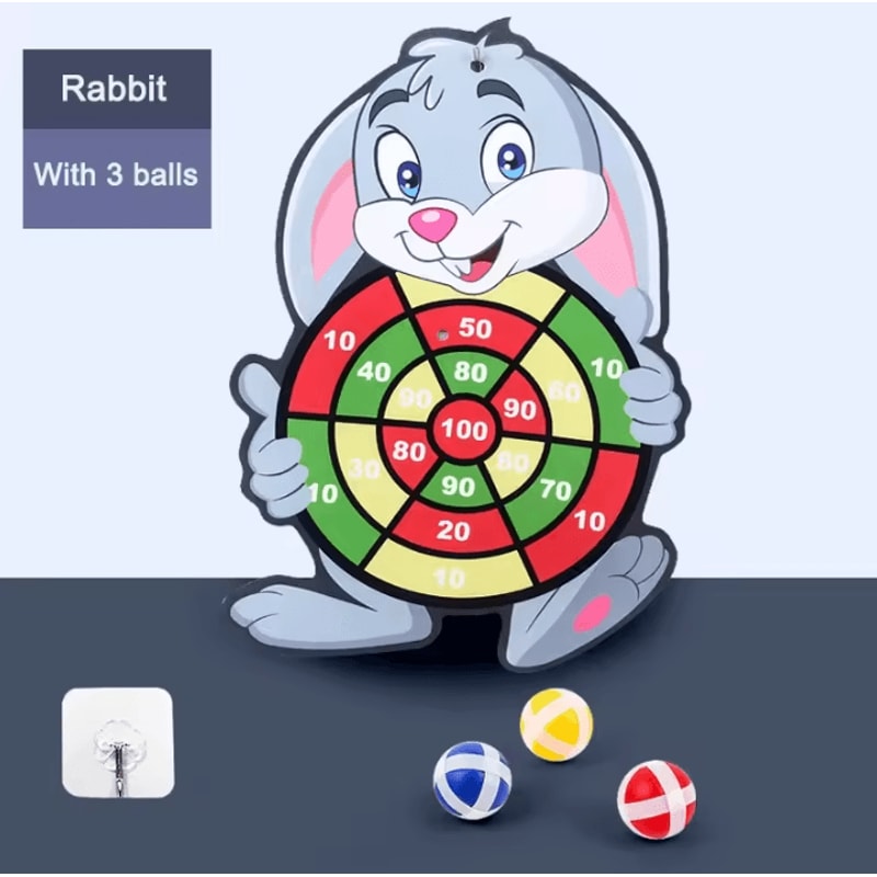 SmartPlay Montessori Dart Board Safe Indoor Velcro Target Game For Kids Ages 37 5