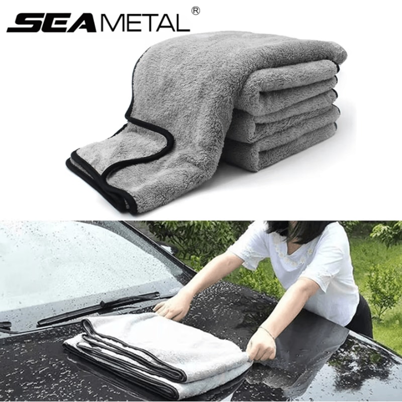 UltraSoft Pro Microfiber Car Drying Towel HighAbsorbent ScratchFree Detailing Cloth 0