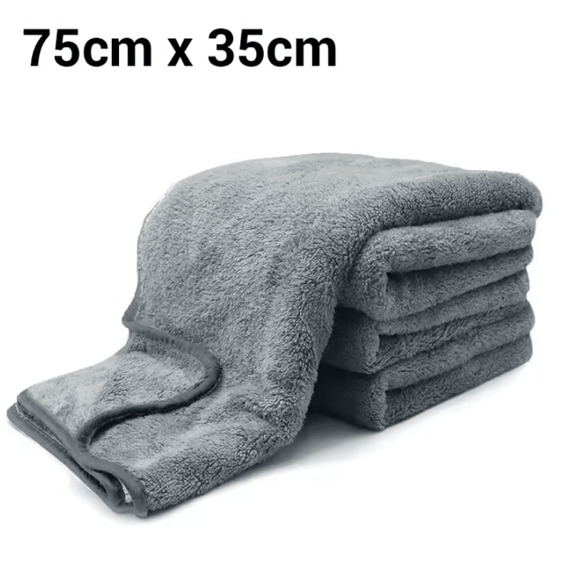 UltraSoft Pro Microfiber Car Drying Towel HighAbsorbent ScratchFree Detailing Cloth 4