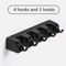 CleanGrip Wall Mounted Mop Holder NoDrill MultiSlot Broom Organizer Rack 3