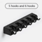 CleanGrip Wall Mounted Mop Holder NoDrill MultiSlot Broom Organizer Rack 4