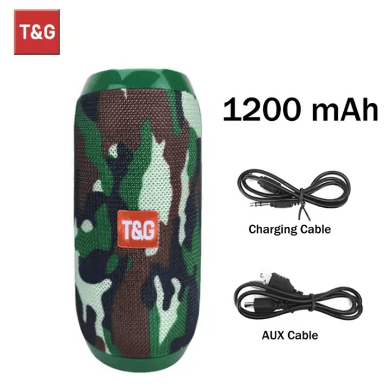 SoundPulse TG117 Portable Bluetooth Speaker Waterproof TWS Stereo Outdoor Sound Box 3