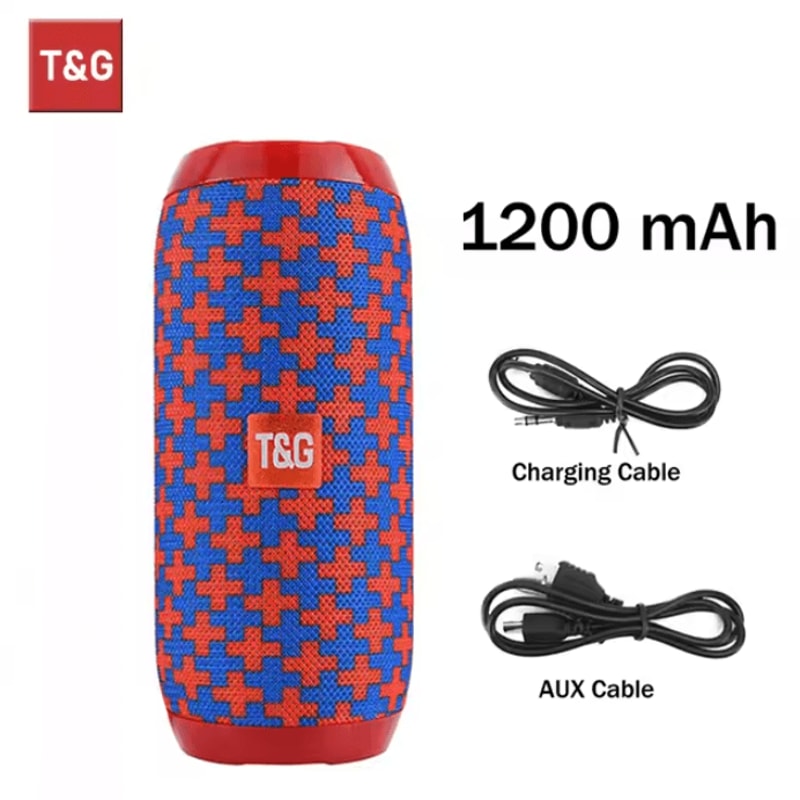 SoundPulse TG117 Portable Bluetooth Speaker Waterproof TWS Stereo Outdoor Sound Box 4
