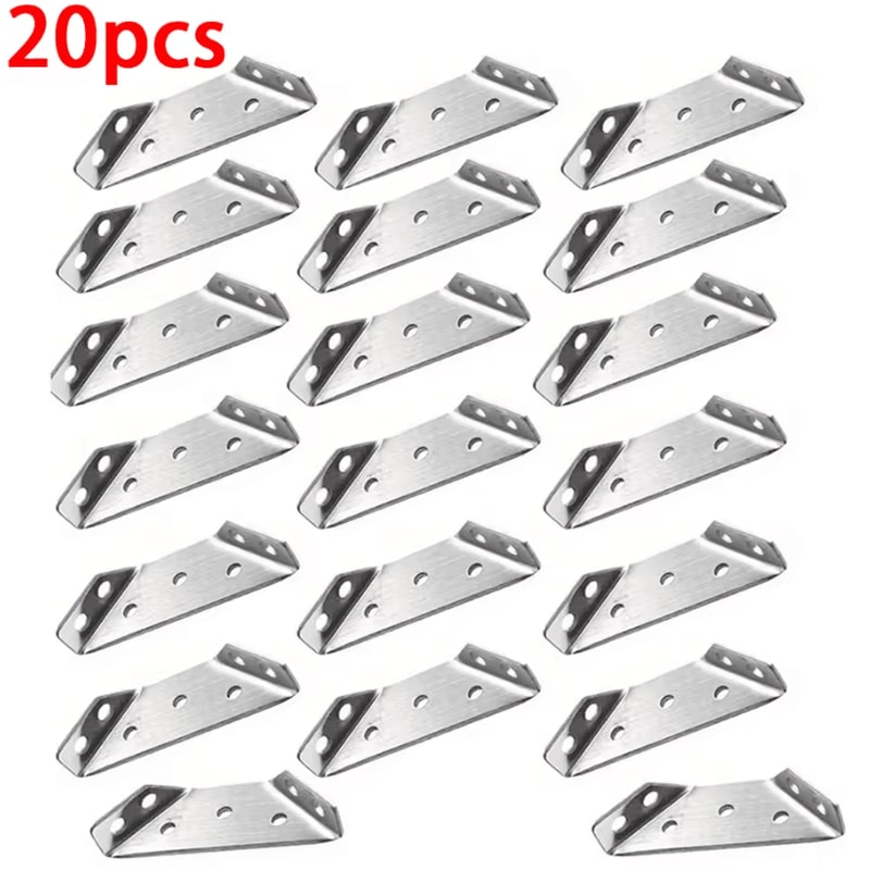 AngleLock Pro Stainless Steel 90 Corner Brackets HeavyDuty Furniture Reinforcement Connectors 1050 2