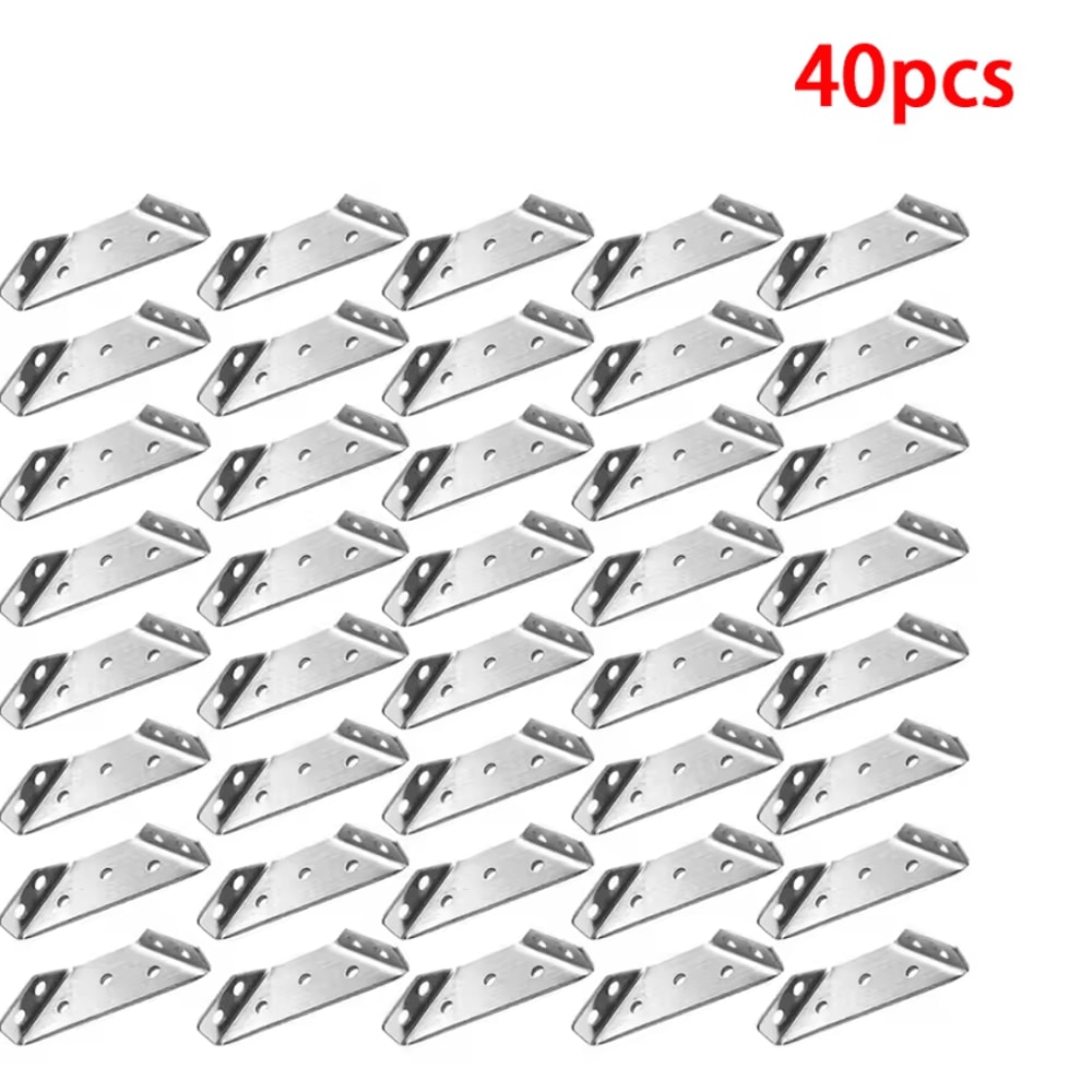 AngleLock Pro Stainless Steel 90 Corner Brackets HeavyDuty Furniture Reinforcement Connectors 1050 4