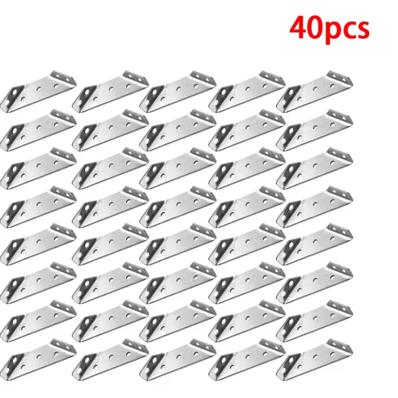 AngleLock Pro Stainless Steel 90 Corner Brackets HeavyDuty Furniture Reinforcement Connectors 1050 4