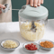 SwiftChop Pro Manual Meat Vegetable Chopper 500900ML PullString Garlic Mincer Food Processor 0