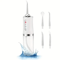 AquaJet Pro Portable Water Flosser Rechargeable 4Nozzle Dental Irrigator With 3 Modes 3