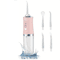 AquaJet Pro Portable Water Flosser Rechargeable 4Nozzle Dental Irrigator With 3 Modes 4
