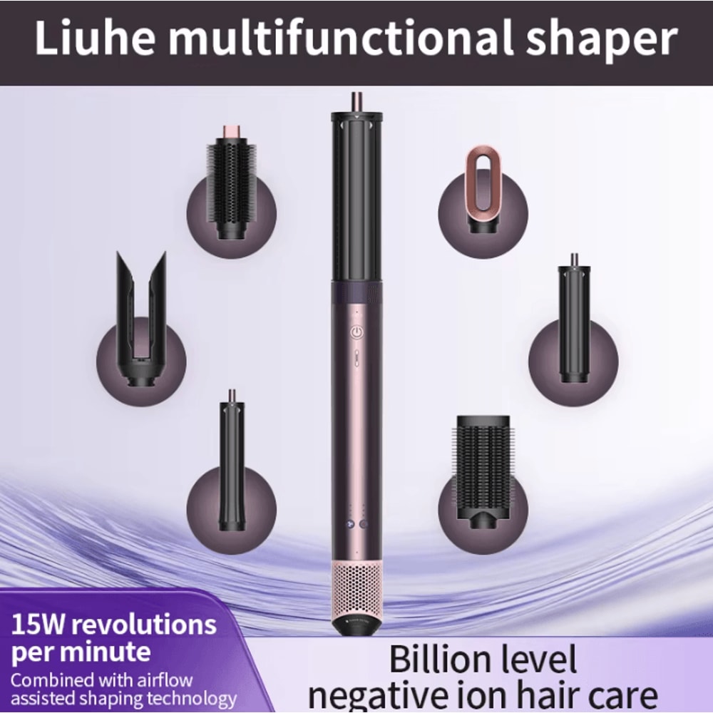 6in1 HighSpeed Air Wrap Hair Styler With 150000 RPM Professional Dryer 1