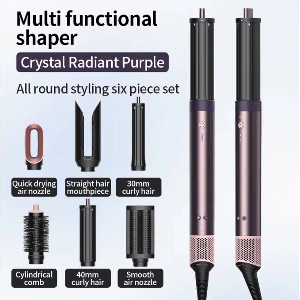 6in1 HighSpeed Air Wrap Hair Styler With 150000 RPM Professional Dryer 5