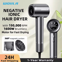 professional ionic high-speed hair dryer with constant temperature control (110v)