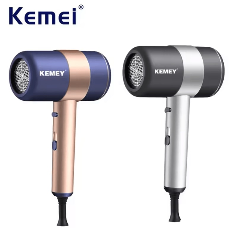 Kemei 1800W Ionic Hair Dryer Lightweight FastDry Blow Dryer With Heat Control 0