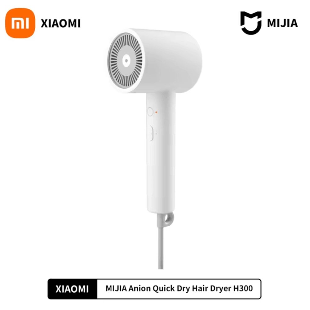 Xiaomi Mijia H300 Ionic Hair Dryer Compact FastDry Negative Ion Blow Dryer 0