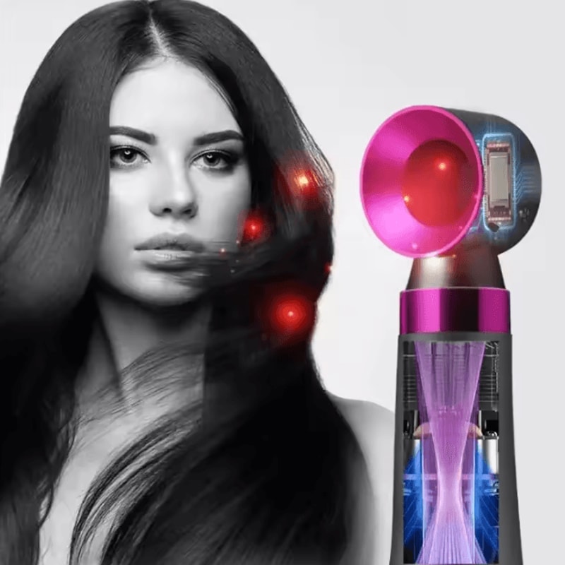 5in1 Ionic Hot Air Brush Styler OneStep Hair Dryer Curler Straightener 4