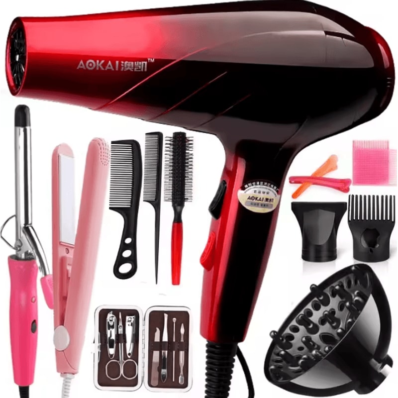 Professional Powerful Ionic Hair Dryer With Hot Cold Control Precision Nozzle 6