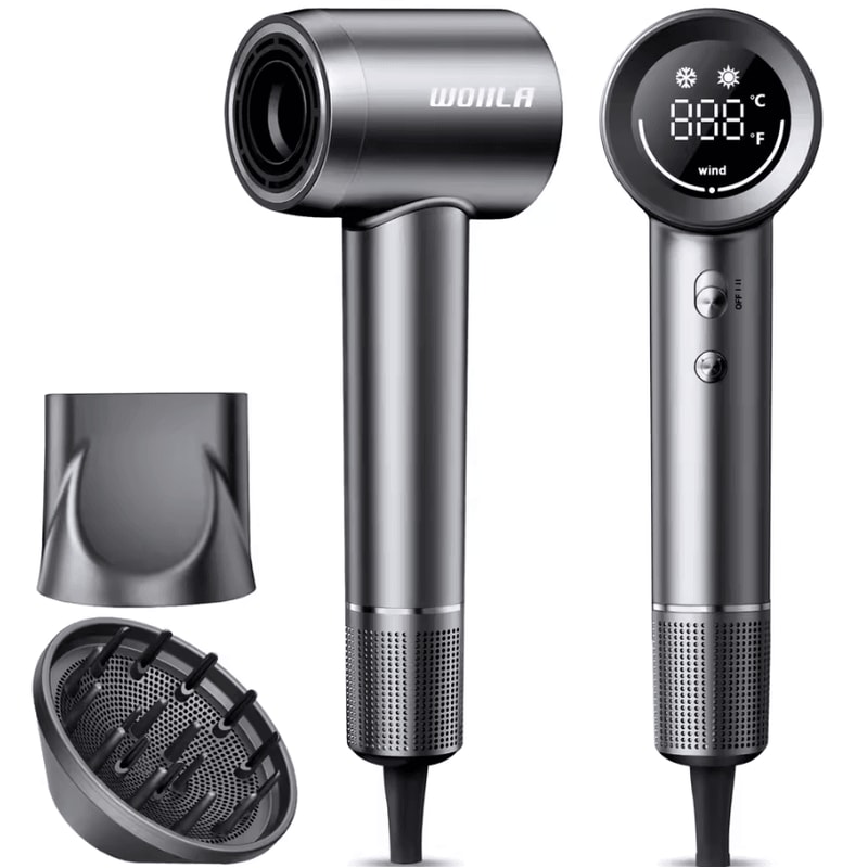 Professional 110V HighSpeed Ionic Hair Dryer Negative Ion Fast Dry Blow Dryer 5