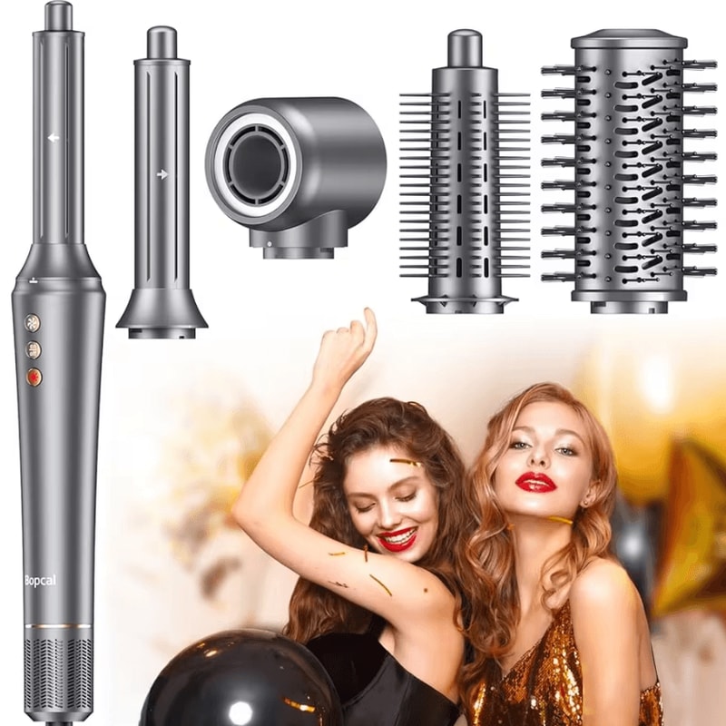 5in1 Professional Air Wrap Hair Styler HighSpeed Hot Air Brush Curling System 0