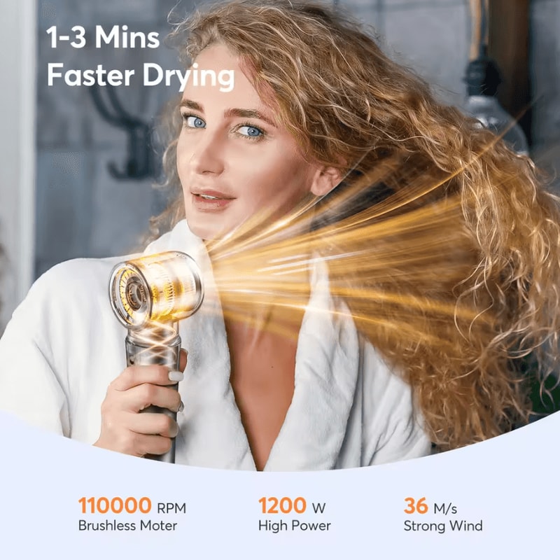5in1 Professional Air Wrap Hair Styler HighSpeed Hot Air Brush Curling System 3