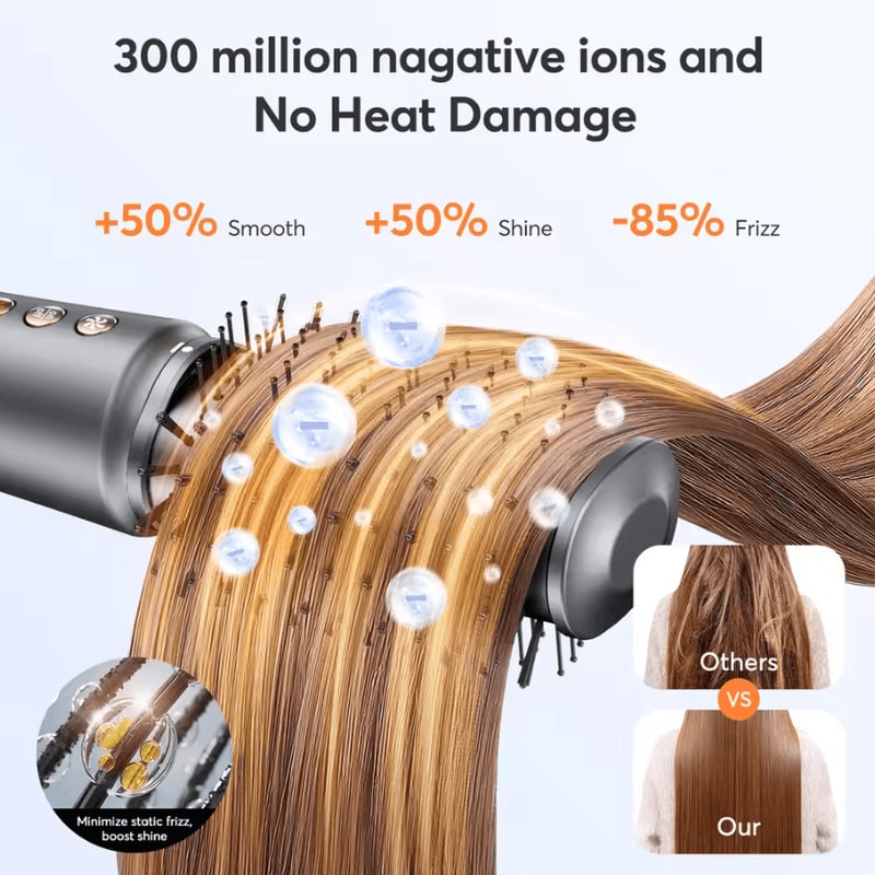 5in1 Professional Air Wrap Hair Styler HighSpeed Hot Air Brush Curling System 4
