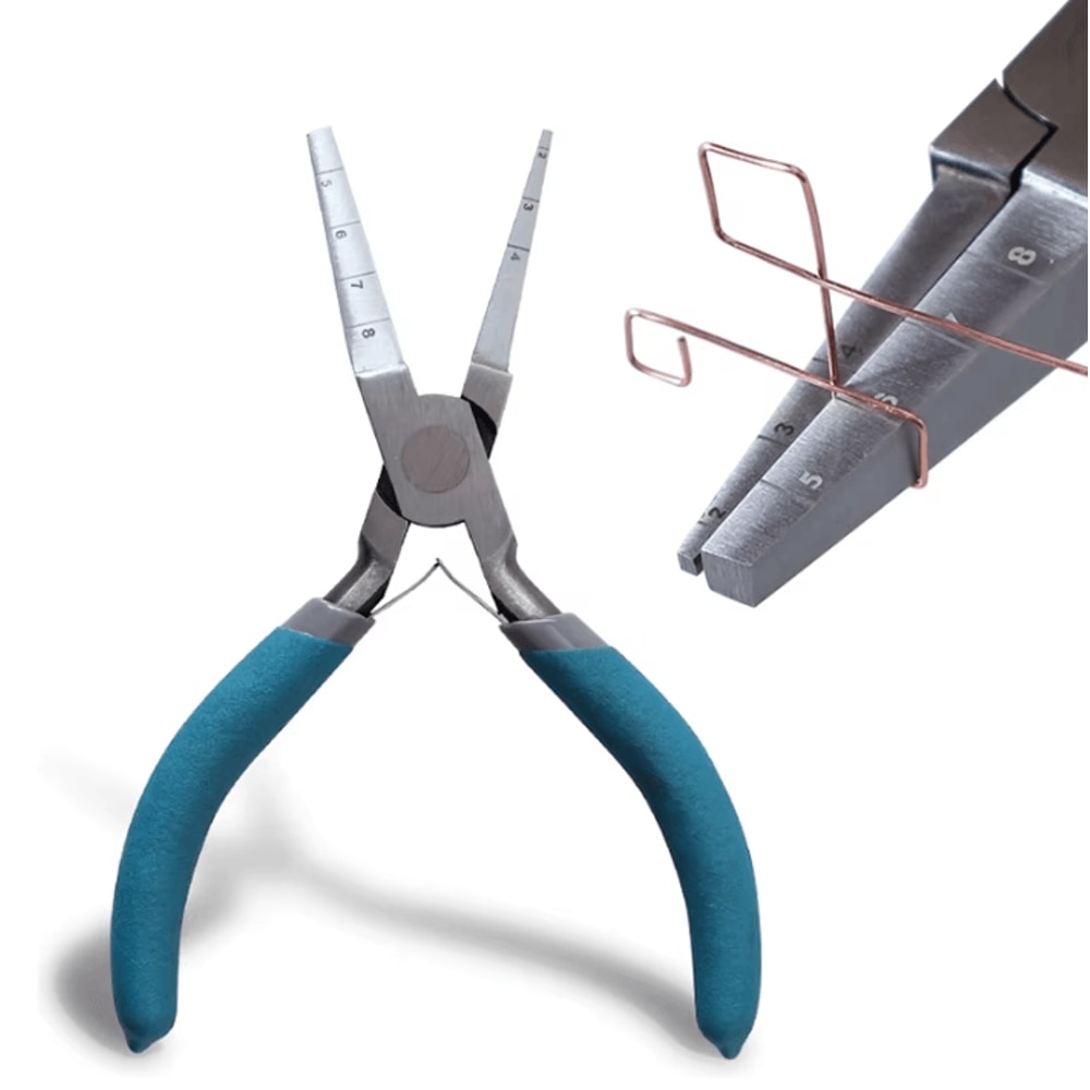 Square Nose Wire Looping Pliers With Measurement Scale 28mm 0