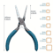 Square Nose Wire Looping Pliers With Measurement Scale 28mm 1