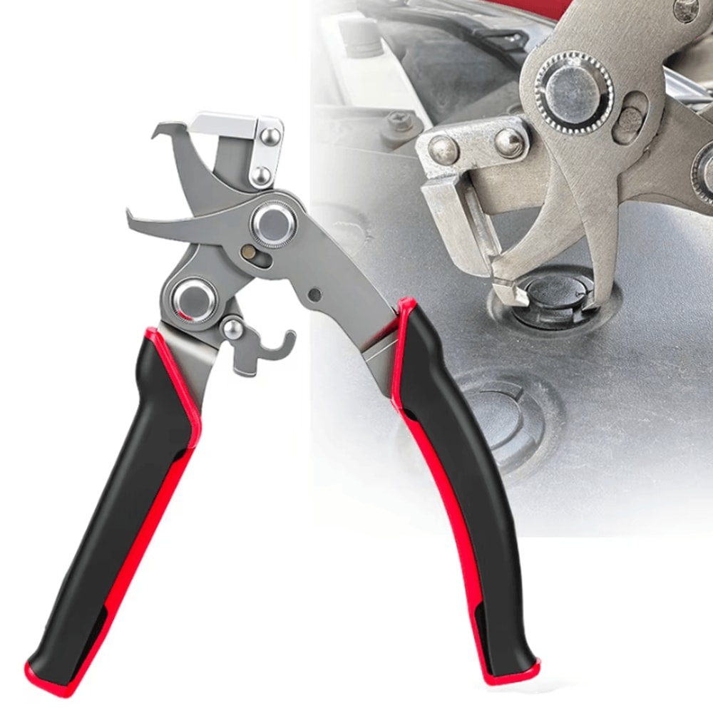 Stainless Steel Car Clip Removal Pliers HeavyDuty Fastener Remover Tool 0