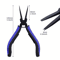 45Inch Mini Flat Nose Jewelry Pliers With Smooth Jaw Comfort Grip 1