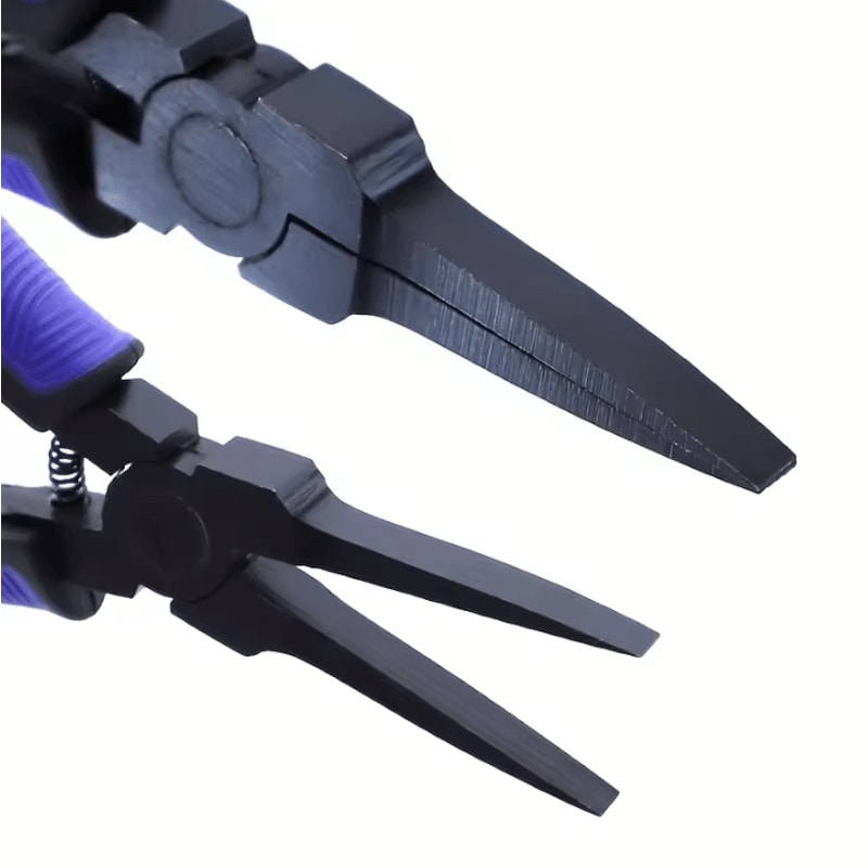 45Inch Mini Flat Nose Jewelry Pliers With Smooth Jaw Comfort Grip 2