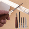 Mini Hand Saw Set With Replaceable HighCarbon Steel Blades Wooden Handle 0