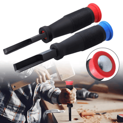 90 corner chisel with strike cap – cr-v steel hinge mortise tool