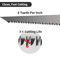 6Inch Folding Drywall Saw Portable Jab Hand Saw For Precision Cuts 2