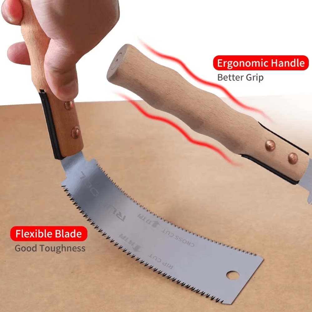 6Inch Japanese DoubleSided Pull Saw SK5 Steel Flush Cut Woodworking Tool 4