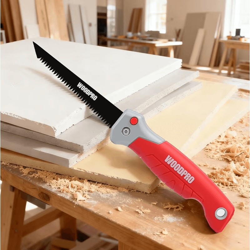 Folding Drywall Saw With TeflonCoated SK5 Steel Blade Portable Precision Cutting Tool 1