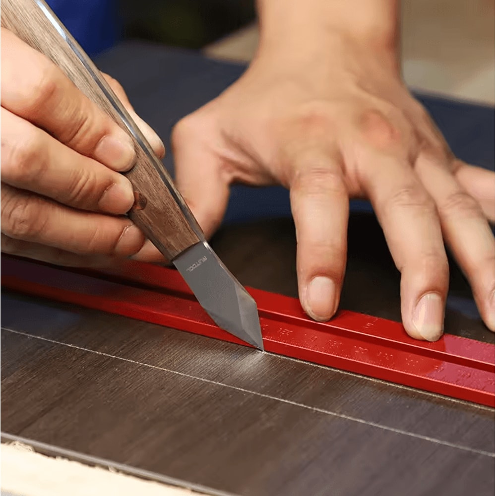Double Bevel Marking Knife With Steel Blade Wooden Handle Precision Woodworking Scribe Tool 4
