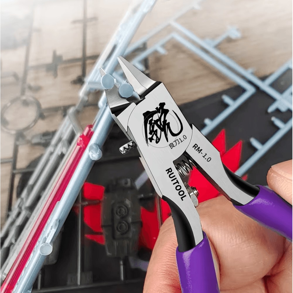 47Inch UltraThin SingleEdge Model Nippers Precision Gundam Sprue Cutter Tool 0