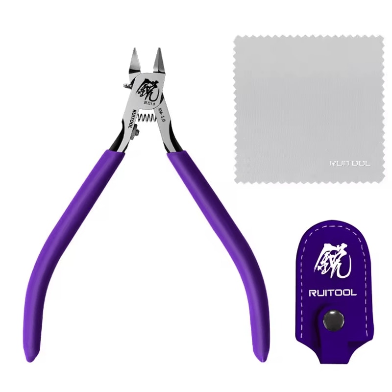 47Inch UltraThin SingleEdge Model Nippers Precision Gundam Sprue Cutter Tool 4