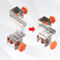 Adjustable Drawer Front Clamps Stainless Steel Cabinet Installation Tool Set 2PCS 4