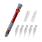 Precision Aluminum Hobby Knife Set With 5 Blades For Crafting Modeling Scrapbooking 4