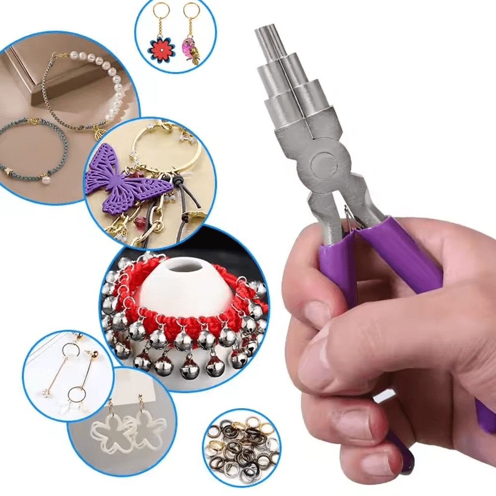 6in1 Bail Making Pliers Jewelry Tool For Wire Looping Bending DIY Crafting 1