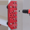 2in1 Shelf Pin Hinge Jig Aluminum Drilling Guide For Cabinet Furniture Installation 0