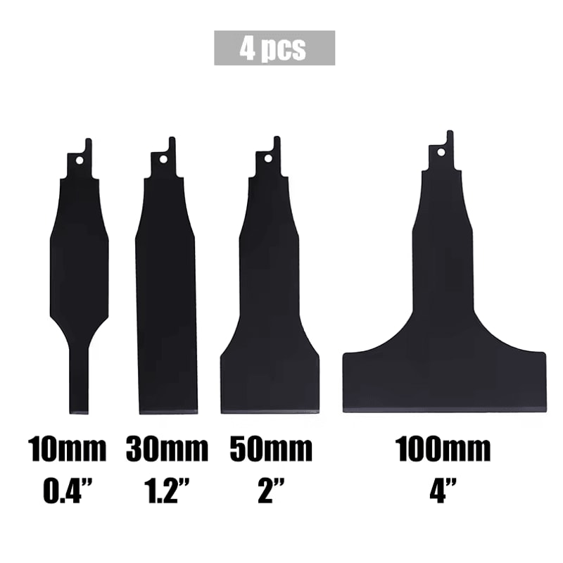 Reciprocating Saw Scraper Wire Brush Set For Rust Removal Cleaning Surface Prep 4